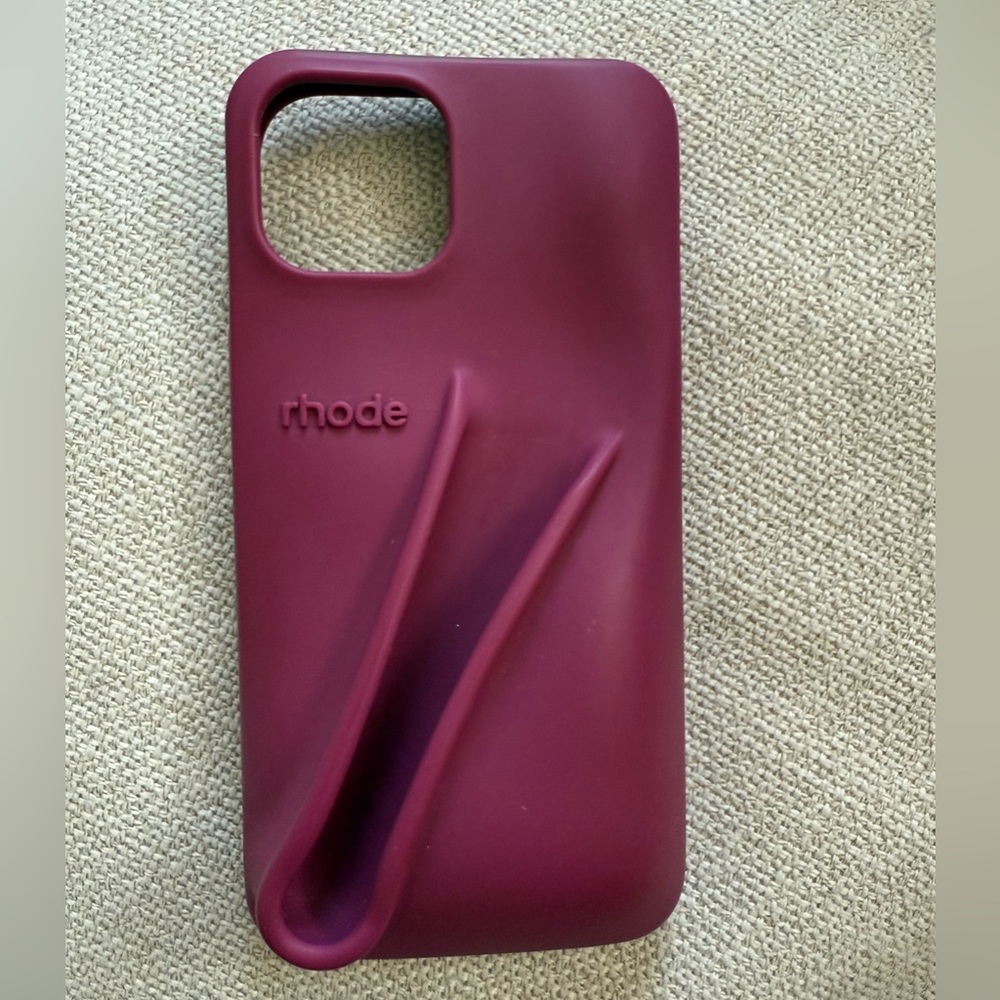 RHODE Maroon Phone Case